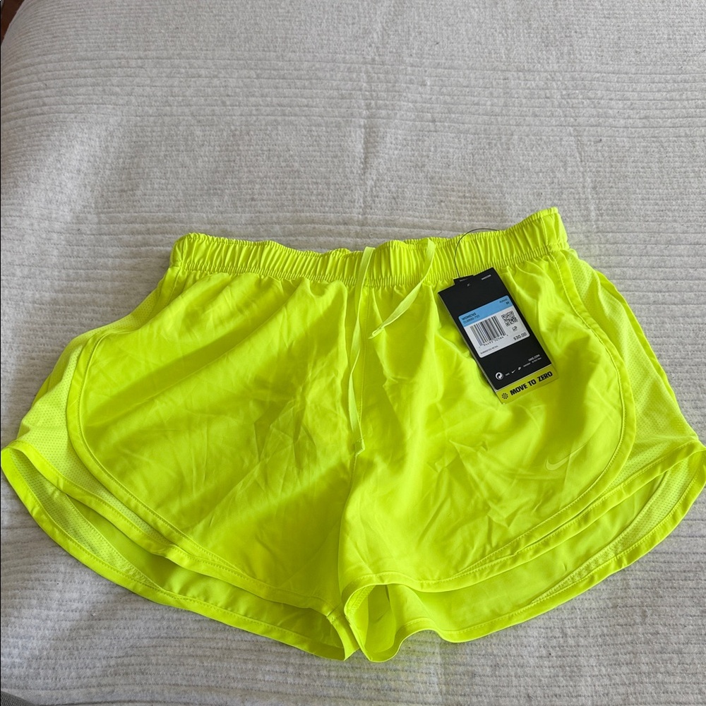 Nike Neon Lime Women's Athletic Shorts